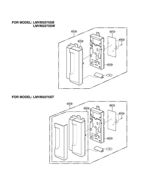 lg lmc2075st parts diagram