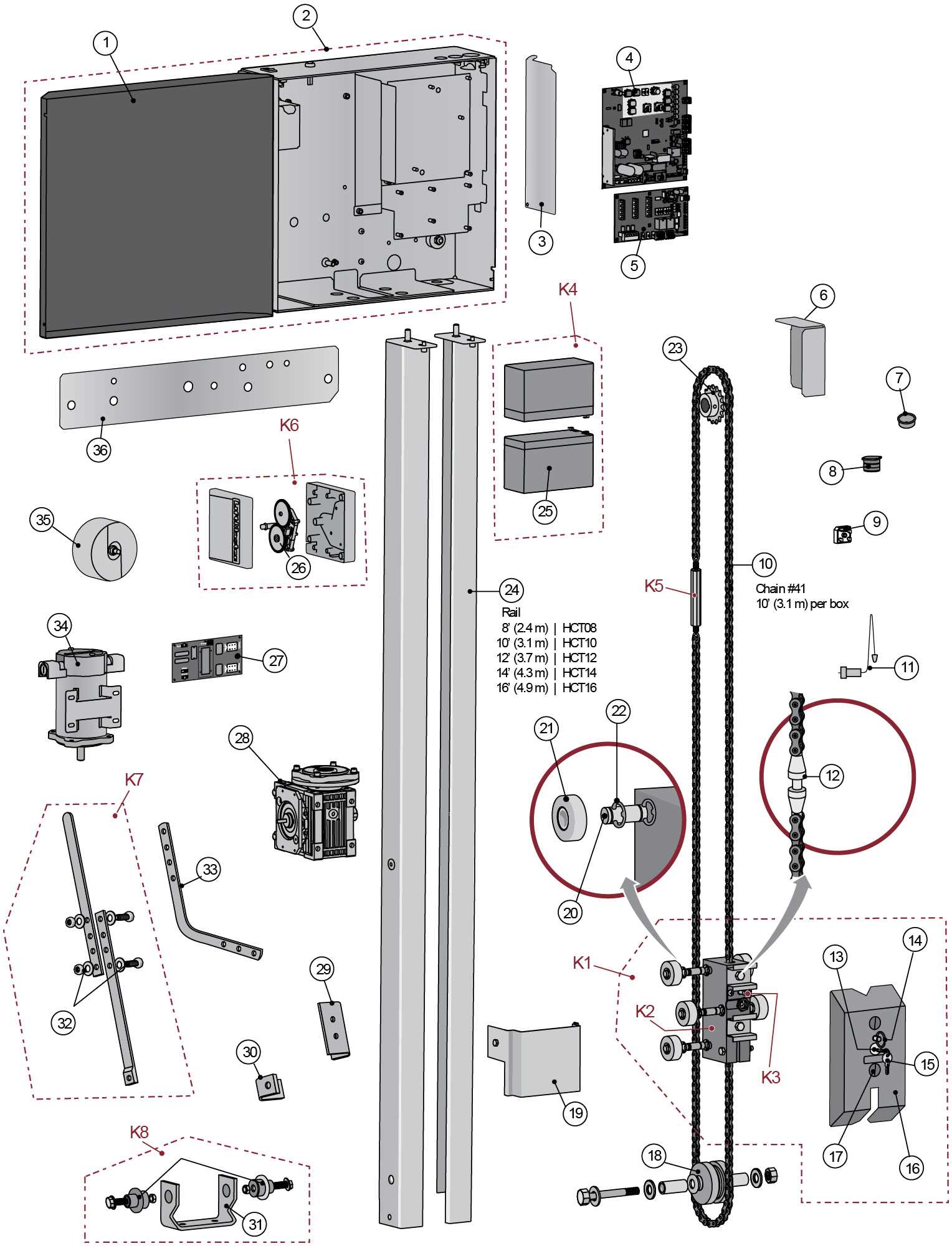 liftmaster parts diagram