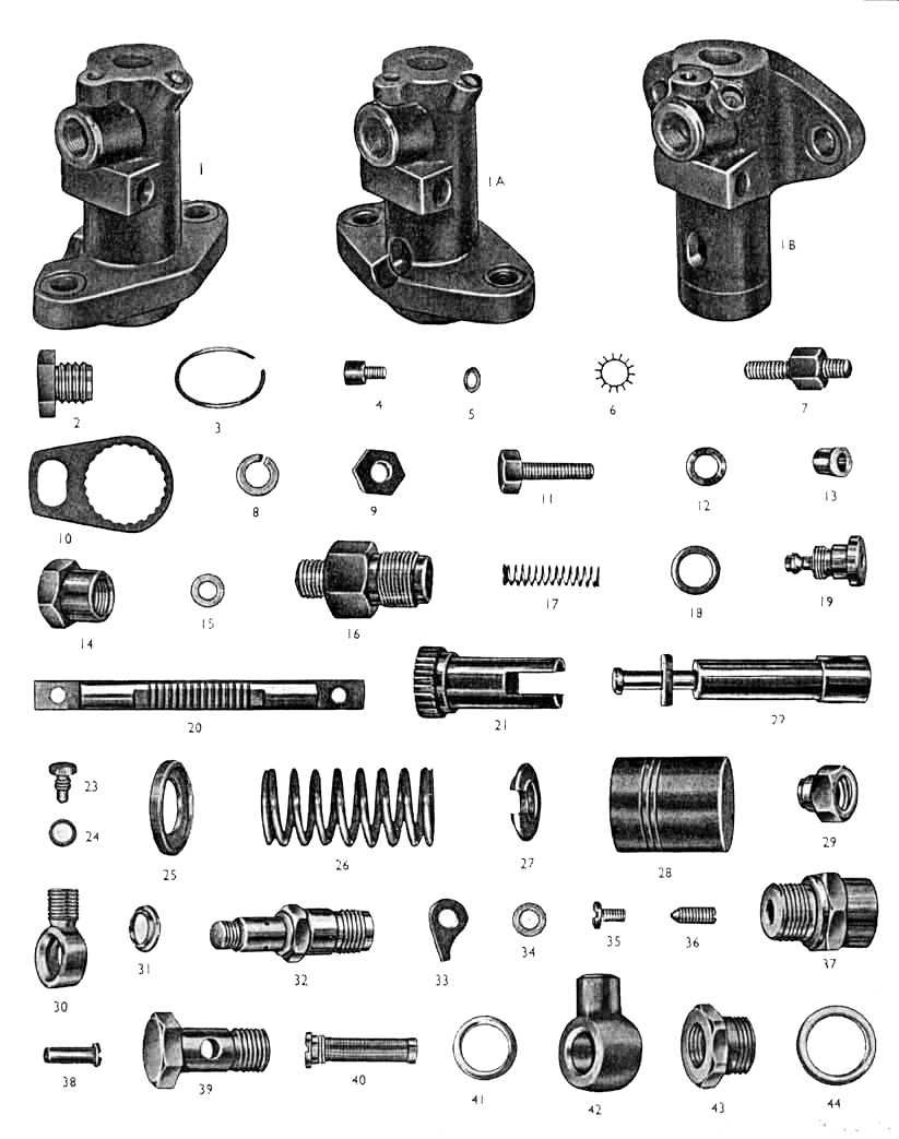 lucas cav injection pump parts diagram