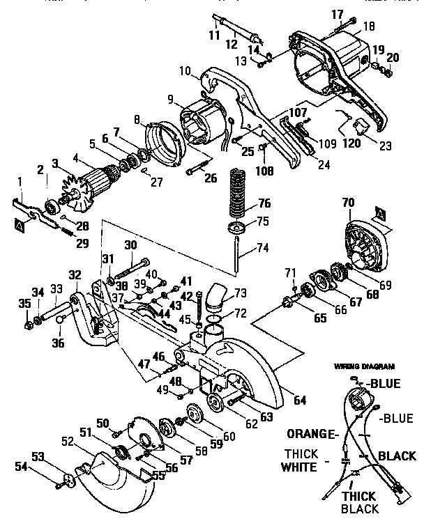 makita circular saw parts diagram