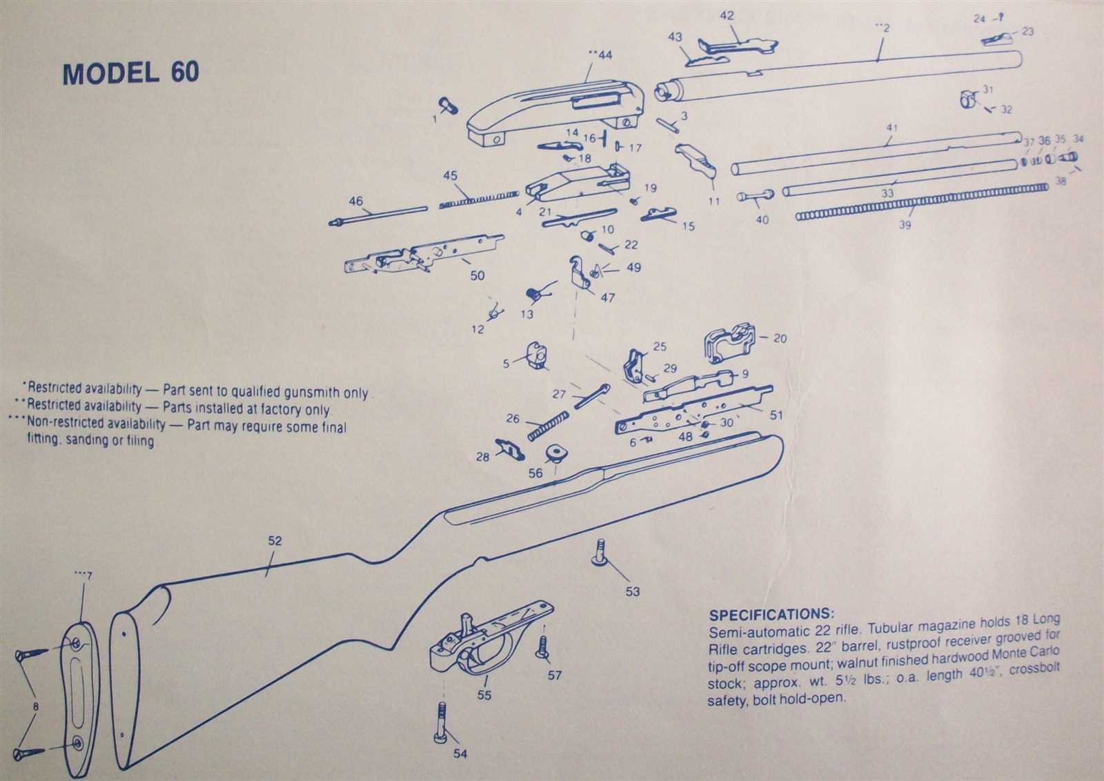 marlin model 60 parts diagram