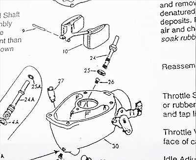 marvel schebler carburetor parts diagram