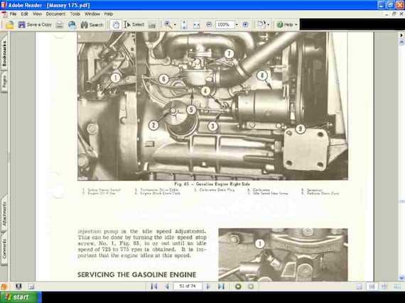 massey ferguson 175 parts diagram