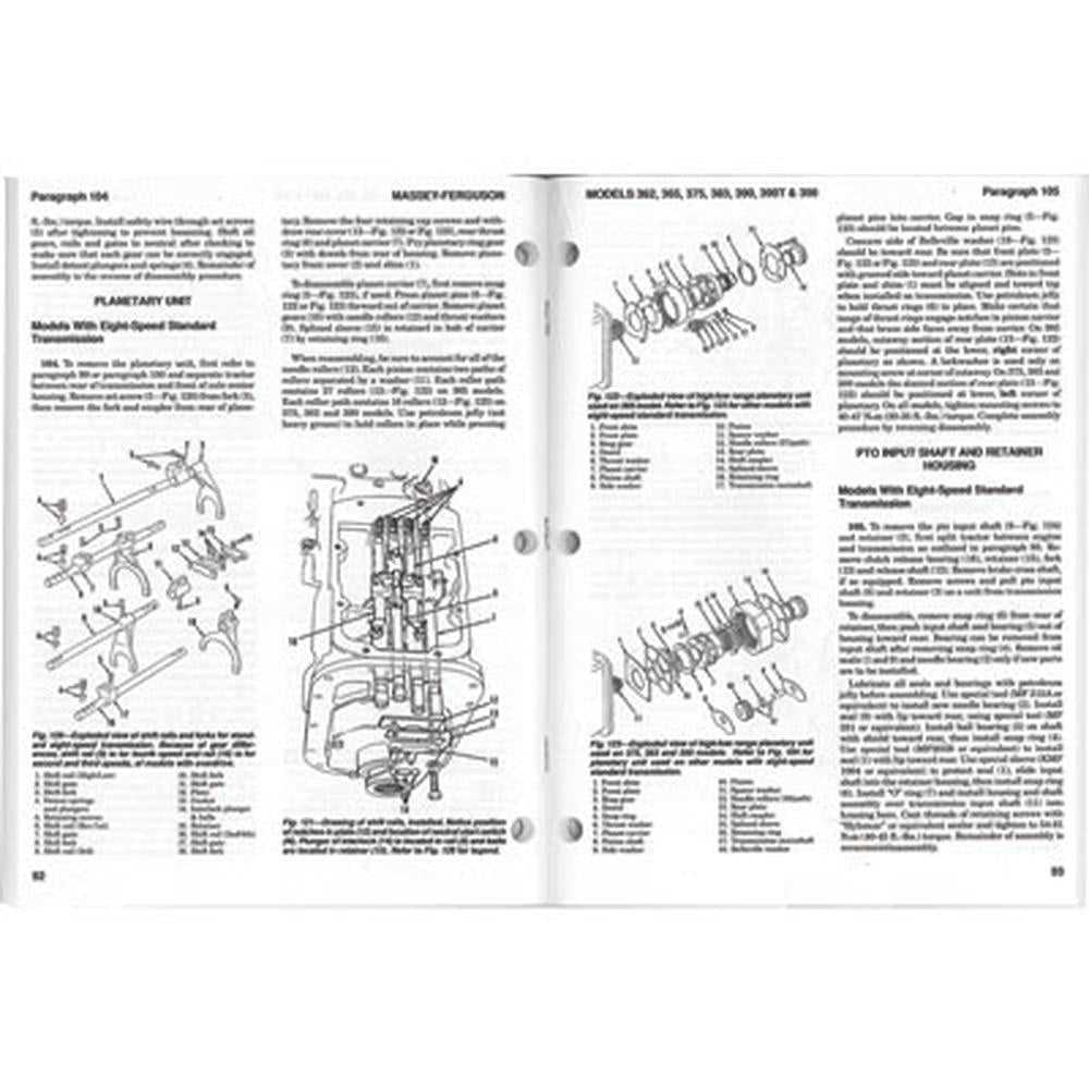 massey ferguson 383 parts diagram