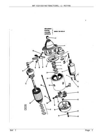 massey ferguson steering parts diagram