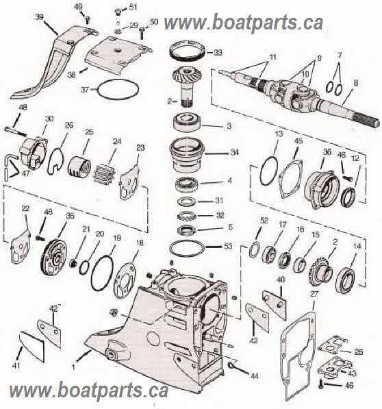 mercruiser alpha one gen 1 parts diagram