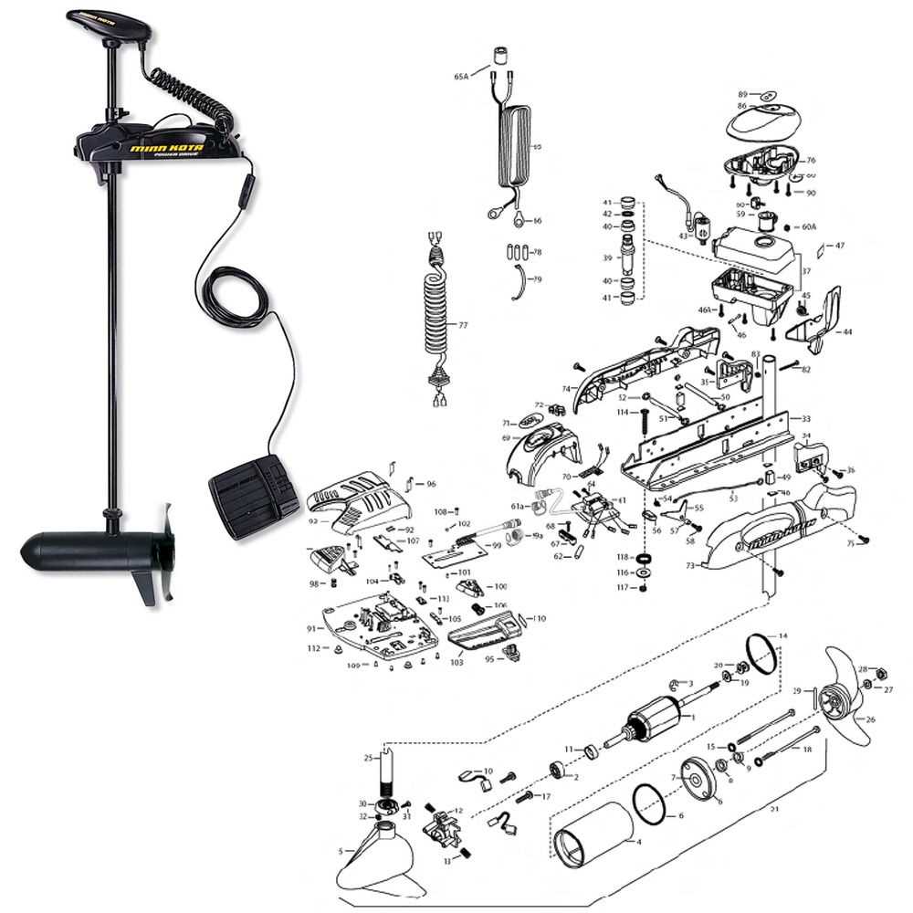 minn kota terrova parts diagram