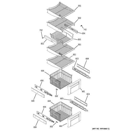 model frigidaire gallery refrigerator parts diagram