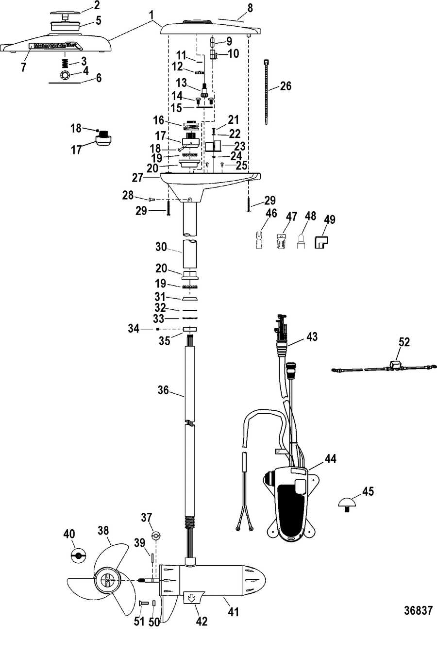 motorguide x3 parts diagram