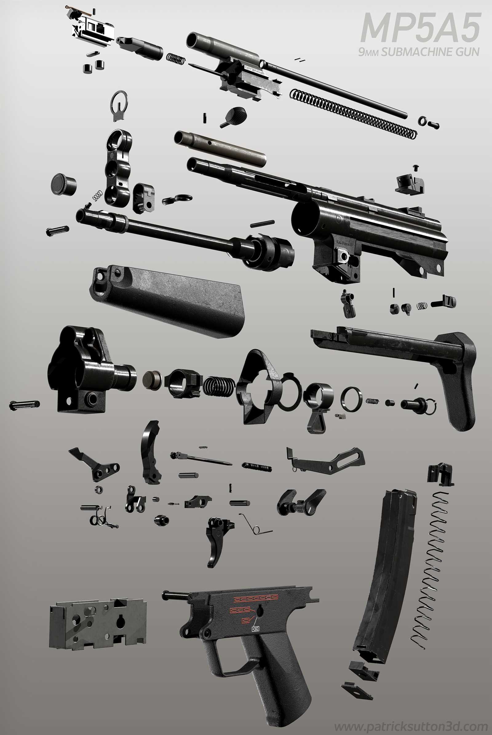 mp5 parts diagram