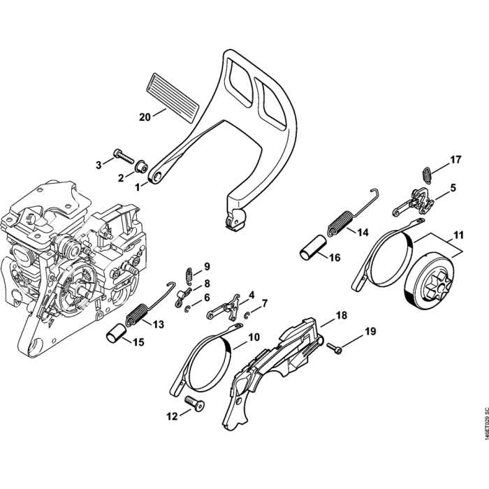 ms250 stihl parts diagram