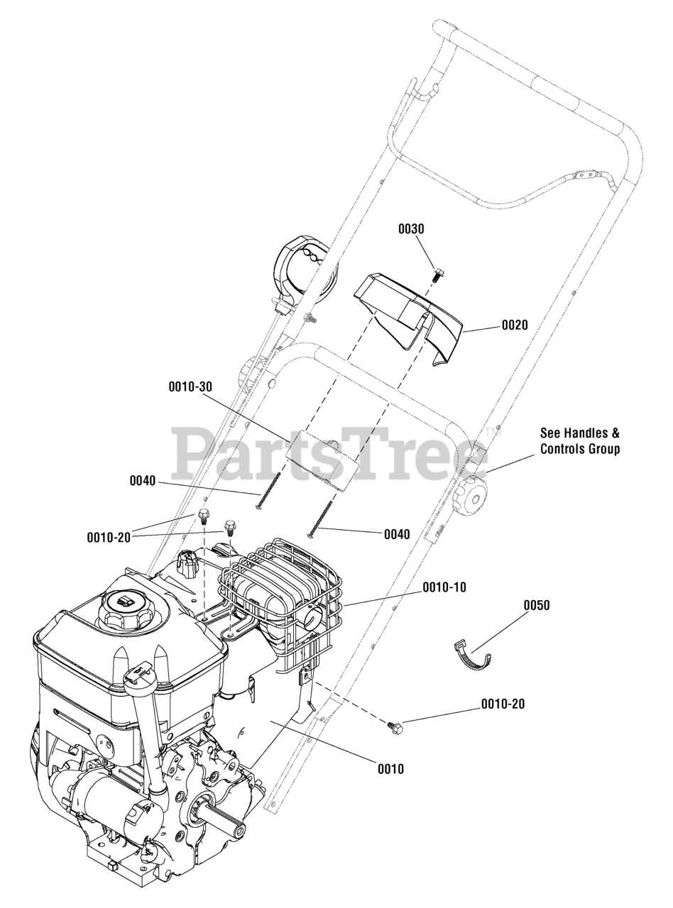 murray snow thrower parts diagram