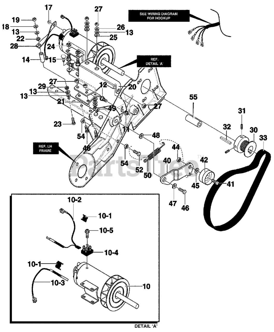 murray snow thrower parts diagram