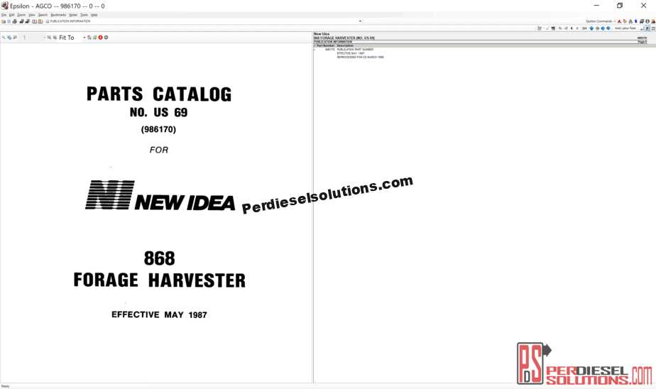 new idea 5408 disc mower parts diagram