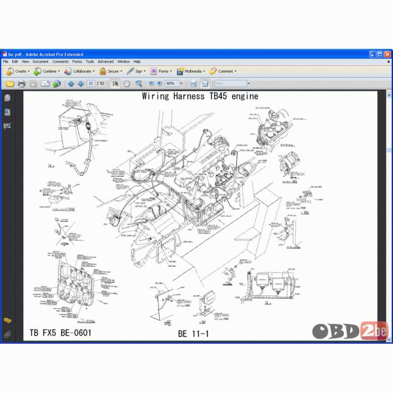 nissan forklift parts diagram