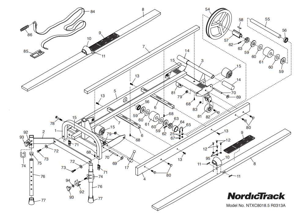 nordictrack s22i parts diagram