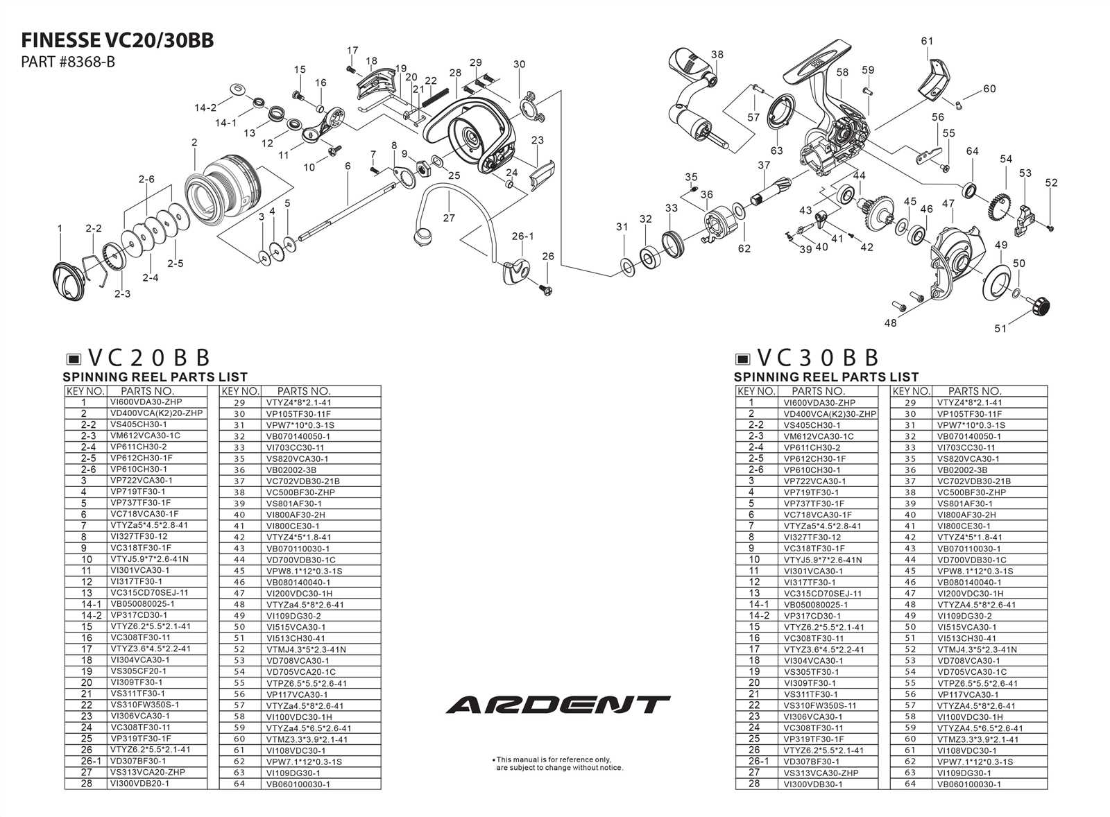 okuma reel parts diagram