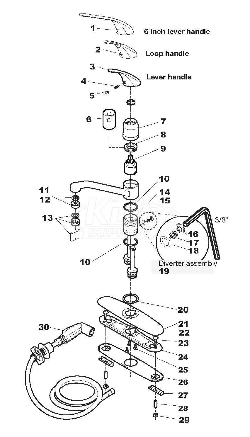 Comprehensive Diagram of Faucet Parts Explained