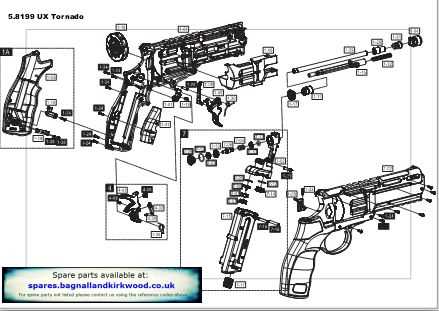 parts of a revolver diagram