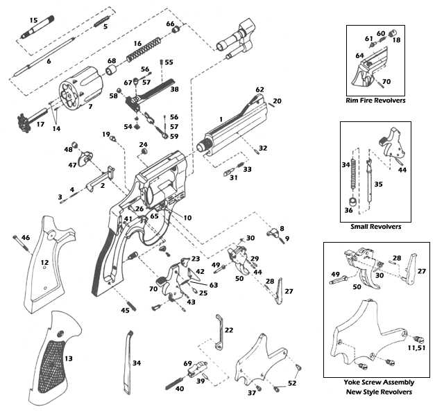 parts of a revolver diagram