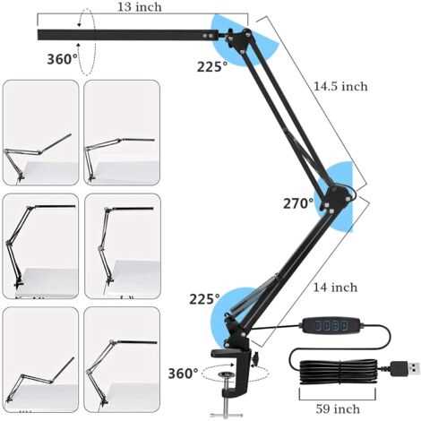 parts of a table lamp diagram