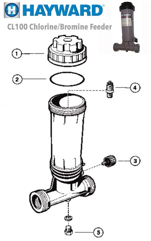 pentair 300 chlorinator parts diagram