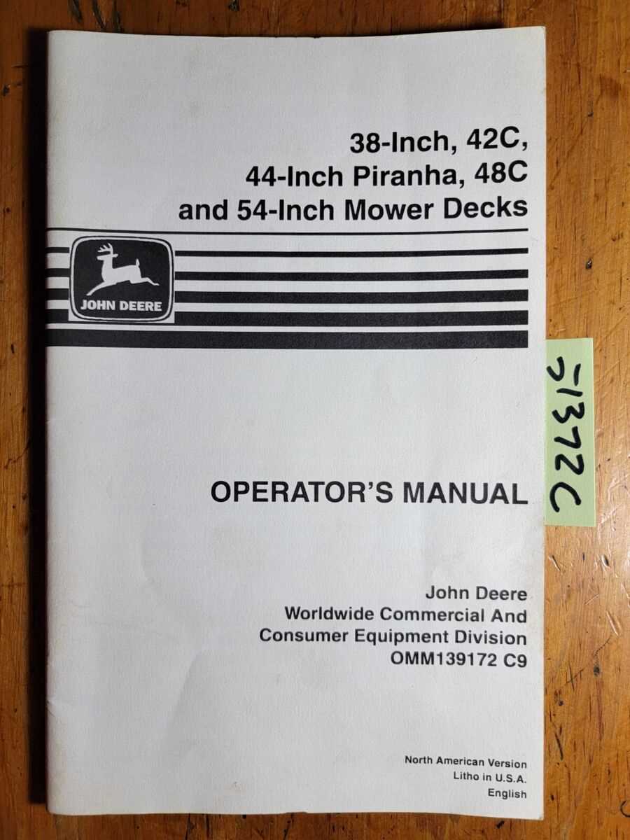 piranha 44 mulching deck parts diagram