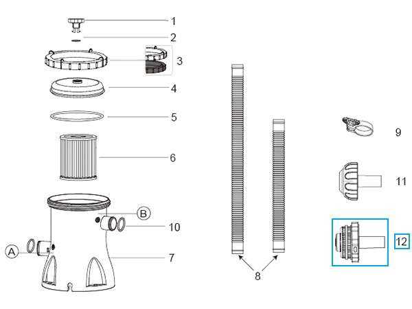 pool parts diagram