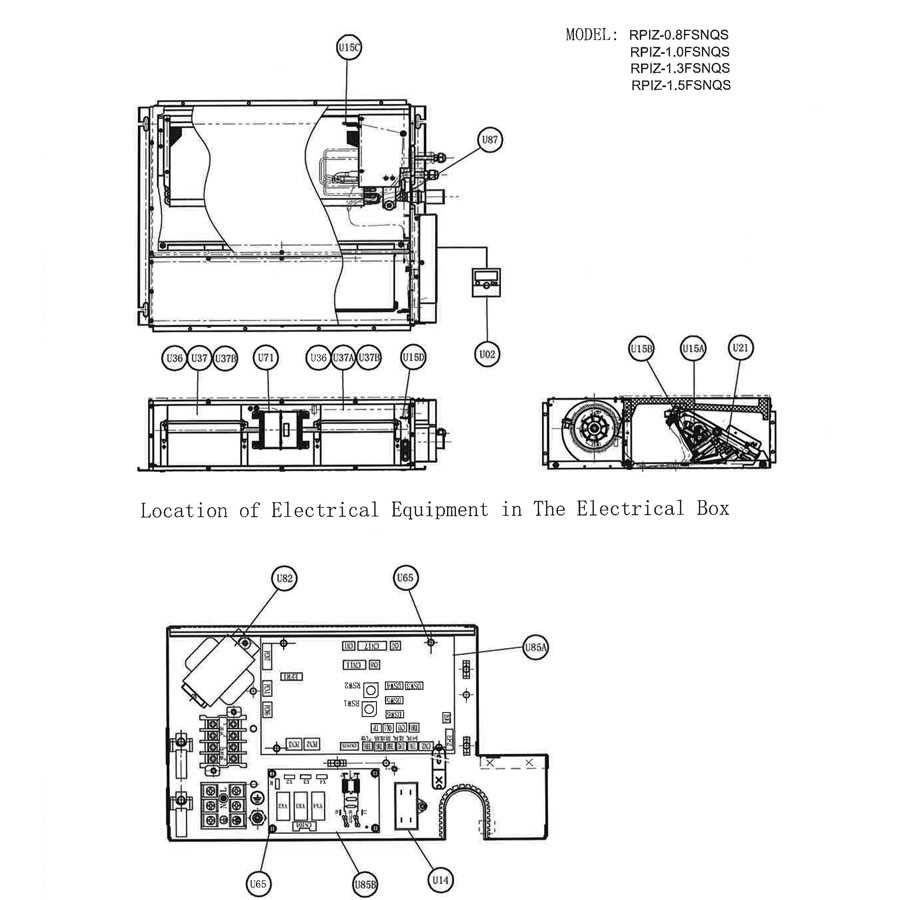 portable air conditioner parts diagram