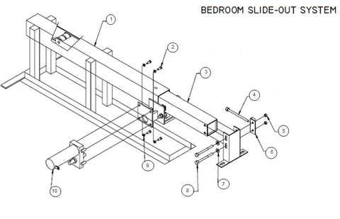 power gear slide out parts diagram