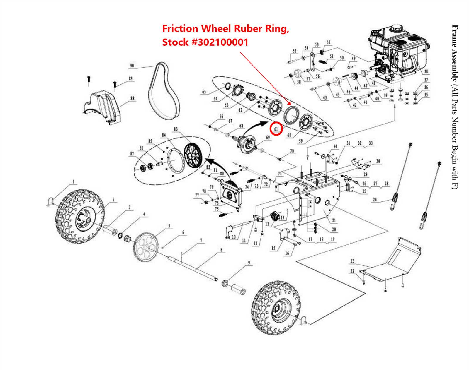 powersmart db7651 24 parts diagram