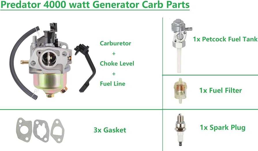 predator engine parts diagram