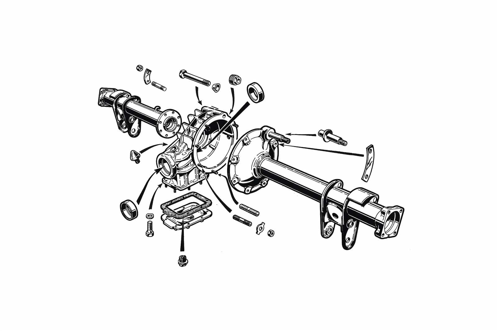 rear axle parts diagram