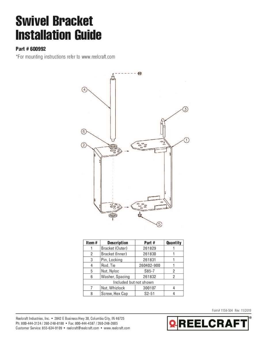 reelcraft parts diagram