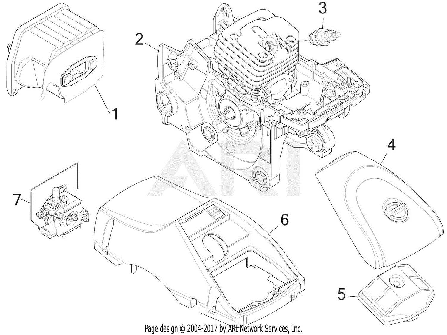 remington chainsaw parts diagram