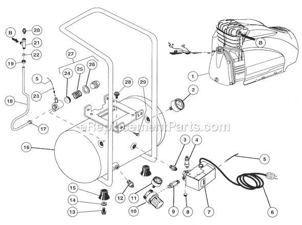 rolair compressor parts diagram