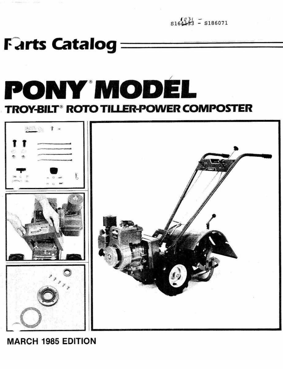 rototiller parts diagram