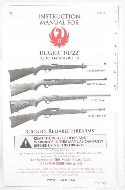 ruger 10 22 parts diagram