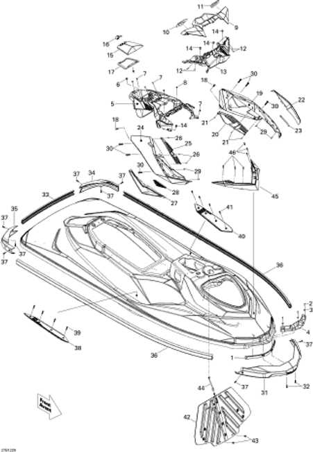 seadoo spark parts diagram