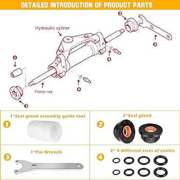 seastar hydraulic steering parts diagram