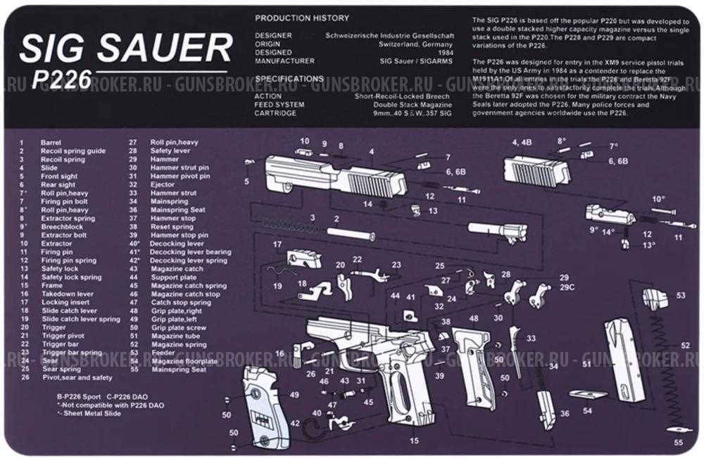 sig p226 parts diagram