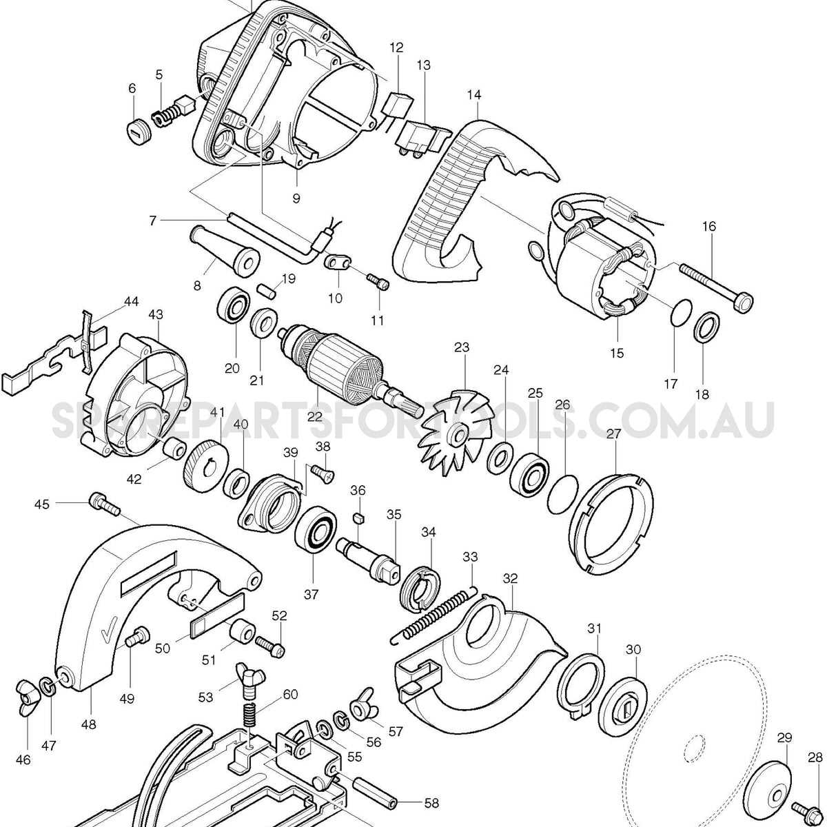 skilsaw parts diagram