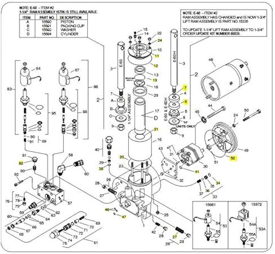 sno way plow parts diagram