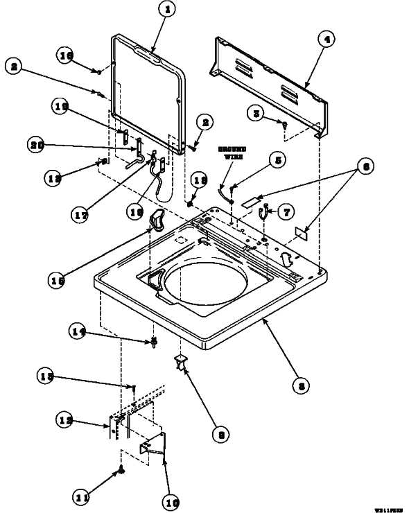 speed queen top load washer parts diagram