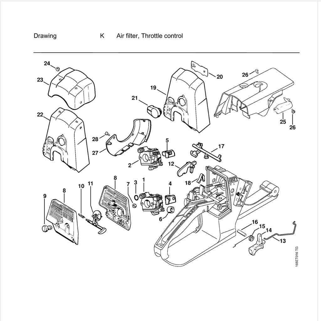 stihl 034 av super parts diagram