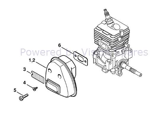 stihl bg 50 replacement parts diagram