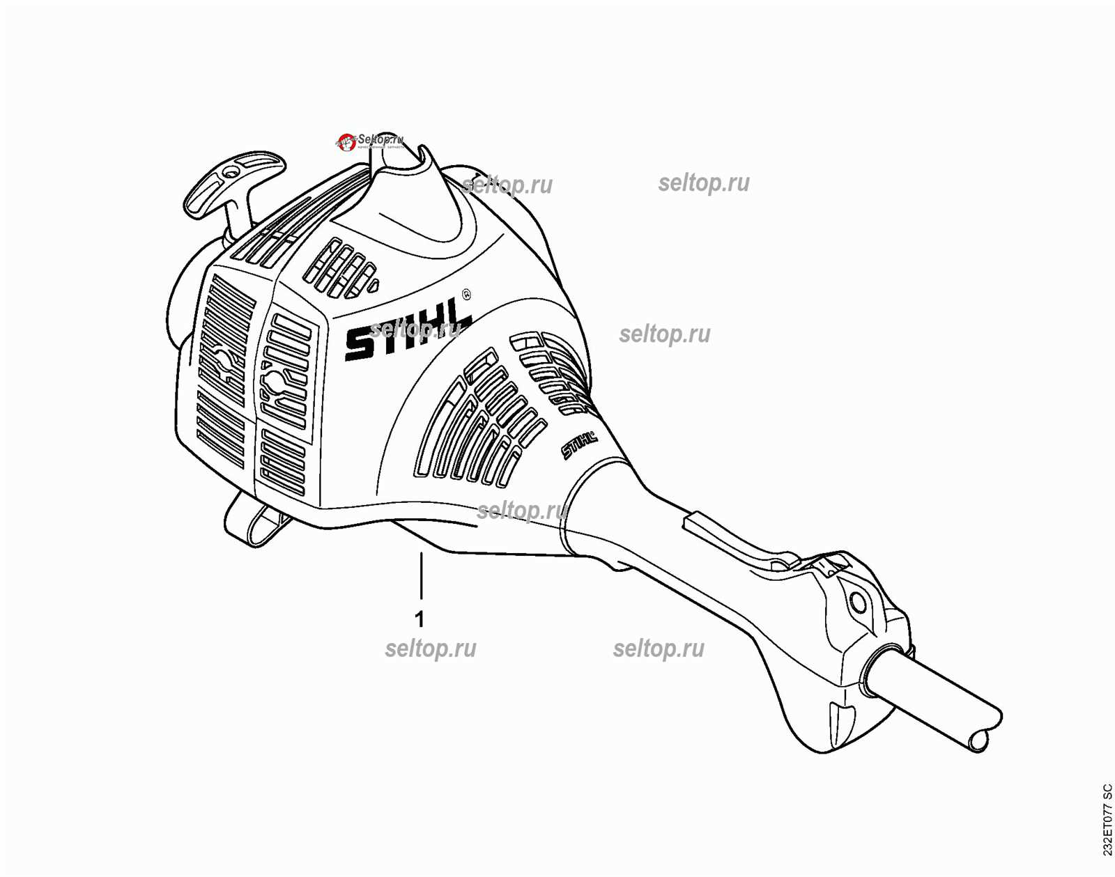 stihl fs46 parts diagram