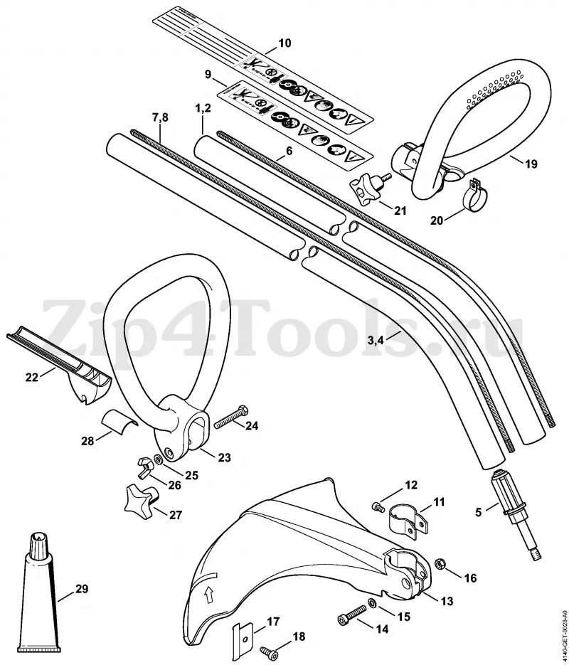 stihl fsa 56 parts diagram pdf