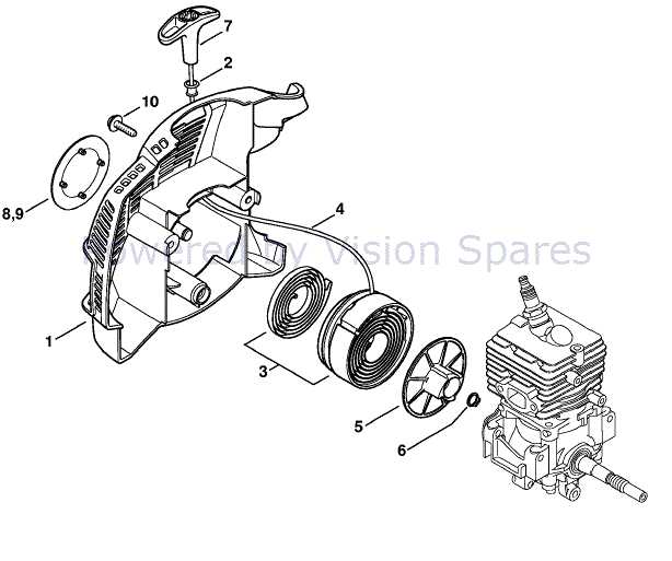 stihl km56rc parts diagram