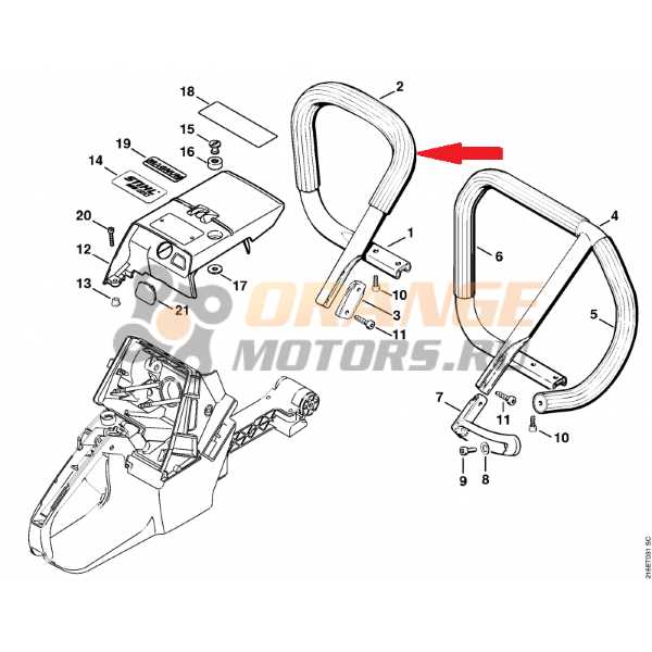 stihl ms311 parts diagram